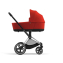 Коляска 3 в 1 Cybex Priam IV шасси Chrome Brown, Autumn Gold (Оранжевый)