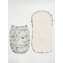 Конверт зимний меховой Amarobaby Snowy Travel, Пингвины / Cерый, 105 см
