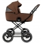 Детская коляска Roan Bass Next Classic 2.0 d12 3 в 1 с автокреслом Tutis Elo Lux EduSky Black BNC/81/2 Mocha Mousse/Black/руч.Cappuccino