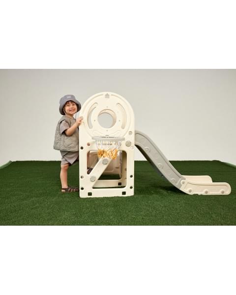 Игровой комплекс с горкой UNIX Kids Bus 171 см Grey