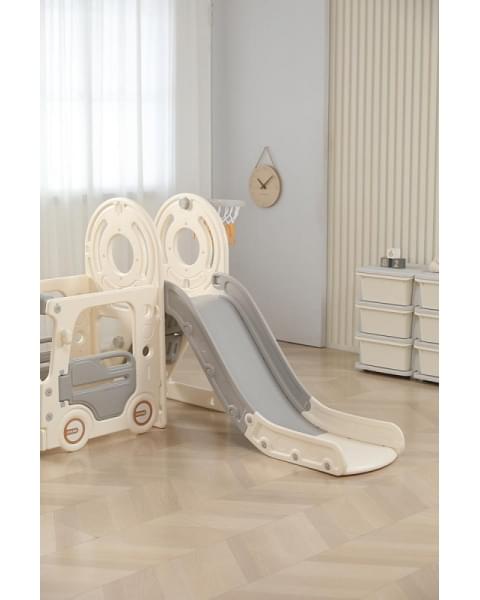 Игровой комплекс с горкой UNIX Kids Bus 171 см Grey