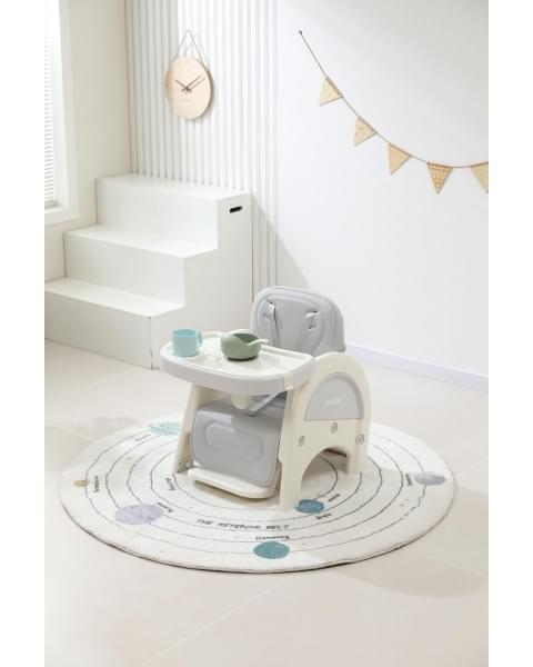Стул для кормления UNIX Kids Cloud Трансформер (3 in 1) Grey