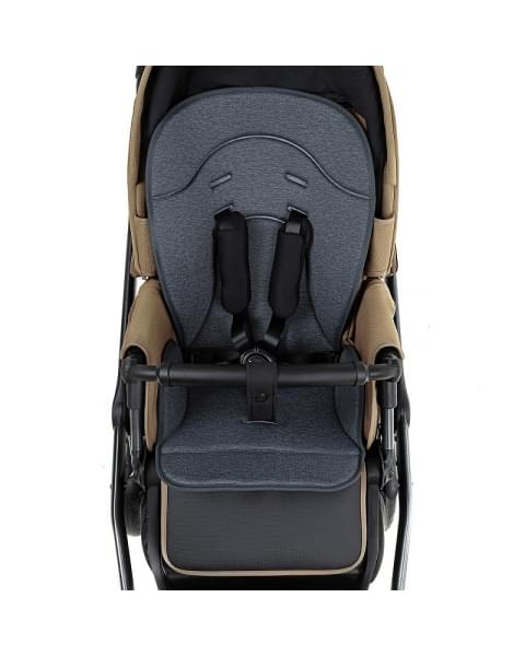 Детская коляска Roan Bass Next 2.0 3 в 1 с автокреслом Tutis Elo Lux EduSky Black BSN/42/2 Mocha Mousse/Black/руч.Cappuccino