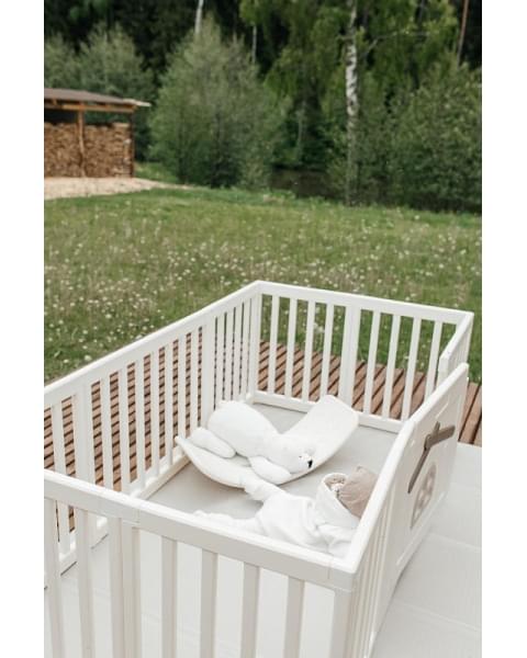 Большой детский игровой манеж UNIX Kids Classic Tree House 150 x 180 Camel