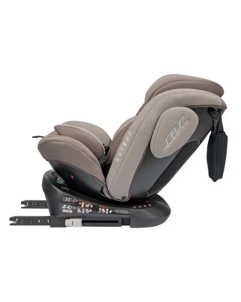 Автокресло Indigo Smart Isofix бежевый-коричневый