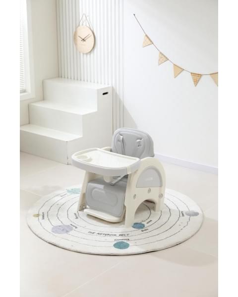 Стул для кормления UNIX Kids Cloud Трансформер (3 in 1) Grey