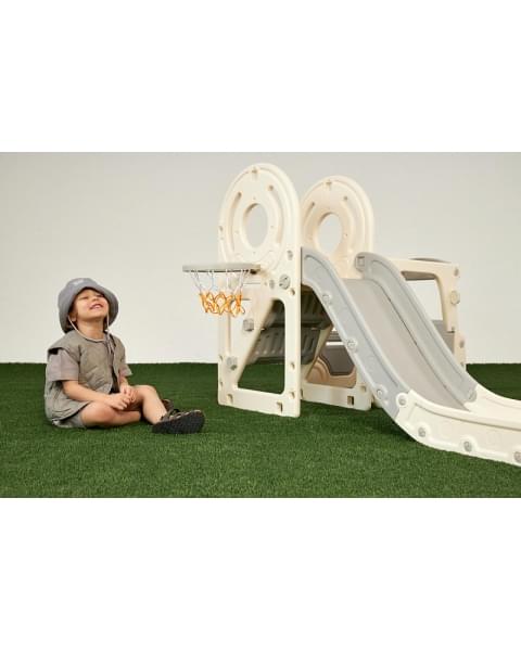 Игровой комплекс с горкой UNIX Kids Bus 171 см Grey