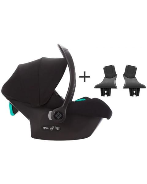 Детская коляска Bebetto Pelpasso Pro 3 в 1 с автокреслом Avionaut Cosmo 05 Brown коричневая кожа/коричневая рама