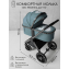 Детская коляска AmaroBaby Motus V2 3 в 1 бирюзовый