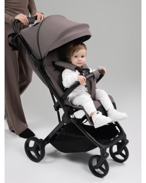 Коляска прогулочная Amarobaby Ride темно-бежевый