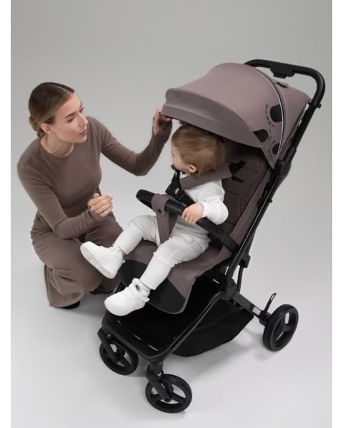 Коляска прогулочная Amarobaby Ride темно-бежевый
