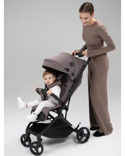 Коляска прогулочная Amarobaby Ride темно-бежевый