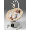 Качели электронные детские Amarobaby Smart swing, светло-бежевый