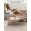 Электронные качели детские Amarobaby Teddy swing, бежевый