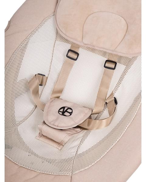 Электронные качели детские Amarobaby Teddy swing, бежевый