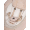 Электронные качели детские Amarobaby Teddy swing, бежевый