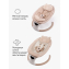 Электронные качели детские Amarobaby Teddy swing, бежевый
