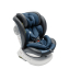 Автокресло детское AMAROBABY CHAMPION, Isofix класс D, группа 0+/1/2/3, (серый/синий)