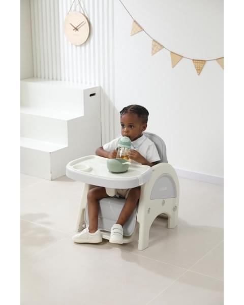 Стул для кормления UNIX Kids Cloud Трансформер (3 in 1) Grey