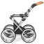 Детская коляска Lonex Parrilla 2 в 1 PAR-03 Brown