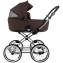 Детская коляска Roan Bass Next Classic 2.0 d14 3 в 1 с автокреслом Tutis Elo Lux EduSky Black BSNC/93/2 Turkish Coffe/Black/руч.Cappuccino