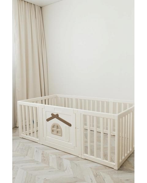 Большой детский игровой манеж UNIX Kids Classic Tree House 150 x 180 Camel