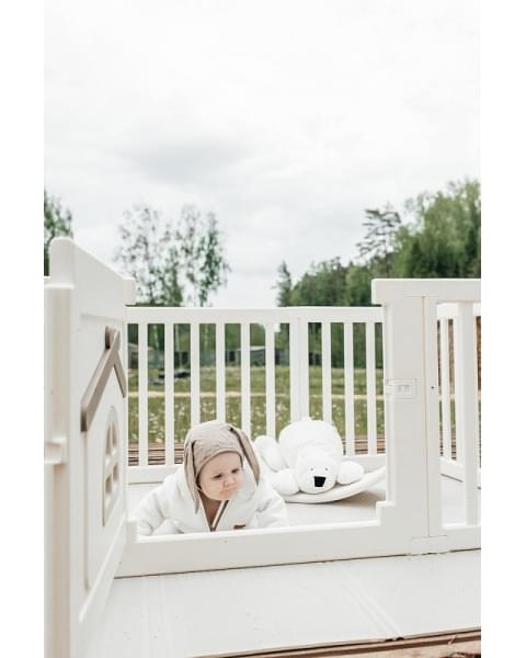 Большой детский игровой манеж UNIX Kids Classic Tree House 150 x 180 Camel