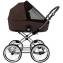 Детская коляска Roan Bass Next Classic 2.0 d14 3 в 1 с автокреслом Tutis Elo Lux EduSky Black BSNC/93/2 Turkish Coffe/Black/руч.Cappuccino