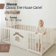 Большой детский игровой манеж UNIX Kids Classic Tree House 150 x 180 Camel