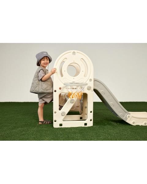 Игровой комплекс с горкой UNIX Kids Bus 171 см Grey