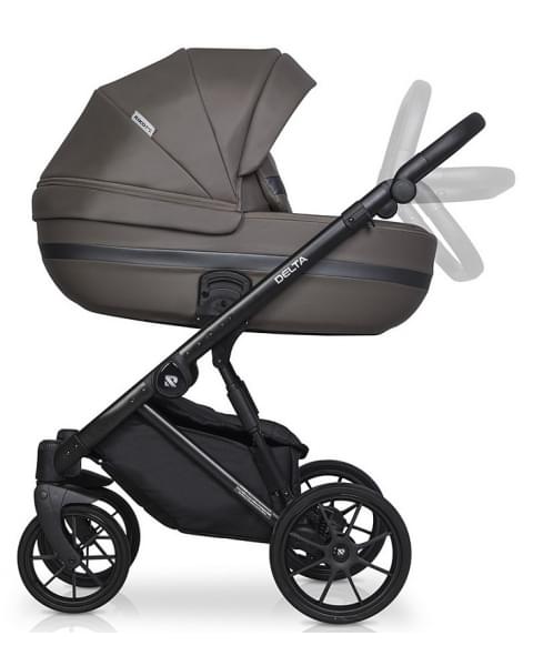 Детская коляска Riko Basic Delta Ecco 3 в 1 12 Mokka