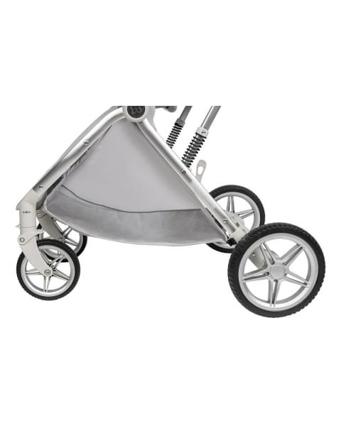 Детская прогулочная коляска Farfello Fest Lux Светло-серый/Light grey FL-14 цветная рама