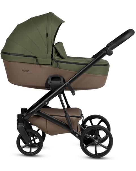 Детская коляска Tutis Viva 6 Plus Essential 3 в 1 с автокреслом Elo Lux EduSky Black 1612050 Pine