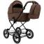 Детская коляска Roan Bass Next Classic 2.0 d12 3 в 1 с автокреслом Tutis Elo Lux EduSky Black BNC/81/2 Mocha Mousse/Black/руч.Cappuccino