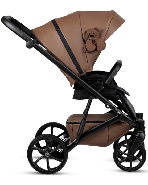 Коляска 3 в 1 Tutis Viva 6+ Teddy, Bisquit (110) с автокреслом Tutis Beno (0-13 кг)