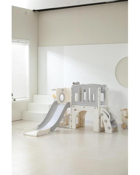 Игровой комплекс с горкой UNIX Kids Star Grey