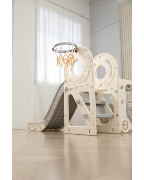 Игровой комплекс с горкой UNIX Kids Bus 171 см Grey