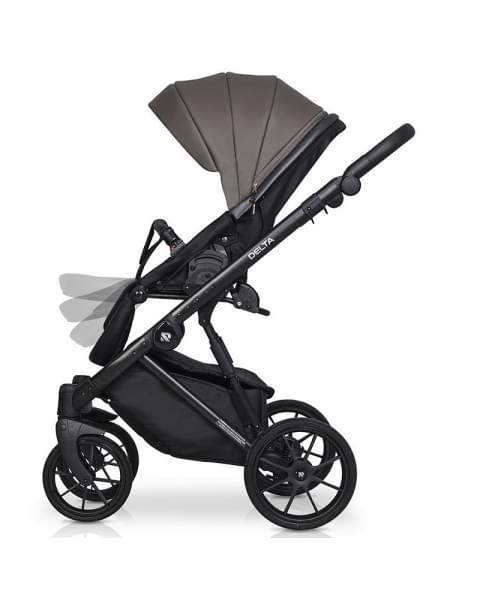 Детская коляска Riko Basic Delta Ecco 3 в 1 12 Mokka
