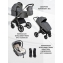 Детская коляска Sevillababy Tinum 2 в 1 Lt.Grey/светло-серый