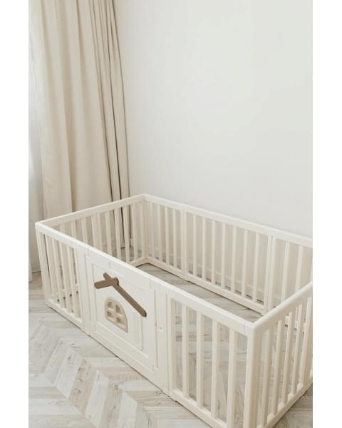 Большой детский игровой манеж UNIX Kids Classic Tree House 150 x 180 Camel