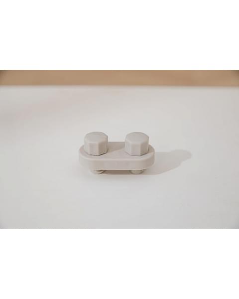 Манеж UNIX Kids DeLuxe Grey,180 x 200 см с игровыми аксессуарами