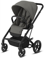 Коляска прогулочная Cybex Balios S Lux шасси Black, Soho Grey (Серый)