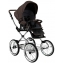 Детская коляска Roan Bass Next Classic 2.0 d14 3 в 1 с автокреслом Tutis Elo Lux EduSky Black BSNC/93/2 Turkish Coffe/Black/руч.Cappuccino
