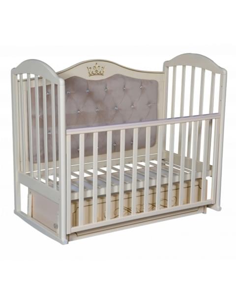 Кровать Антел ANITA-999 с мягкой вставкой белый