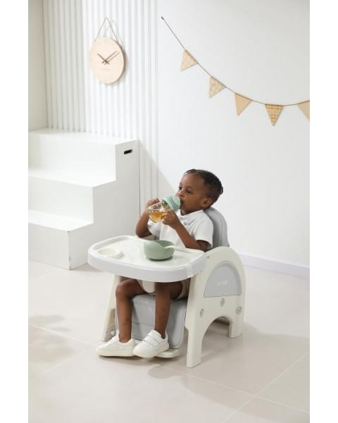 Стул для кормления UNIX Kids Cloud Трансформер (3 in 1) Grey