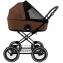 Детская коляска Roan Bass Next Classic 2.0 d12 3 в 1 с автокреслом Tutis Elo Lux EduSky Black BNC/81/2 Mocha Mousse/Black/руч.Cappuccino
