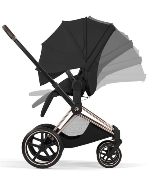 Коляска Cybex Priam V Rosegold Style Collection 2 в 1 Sepia Black