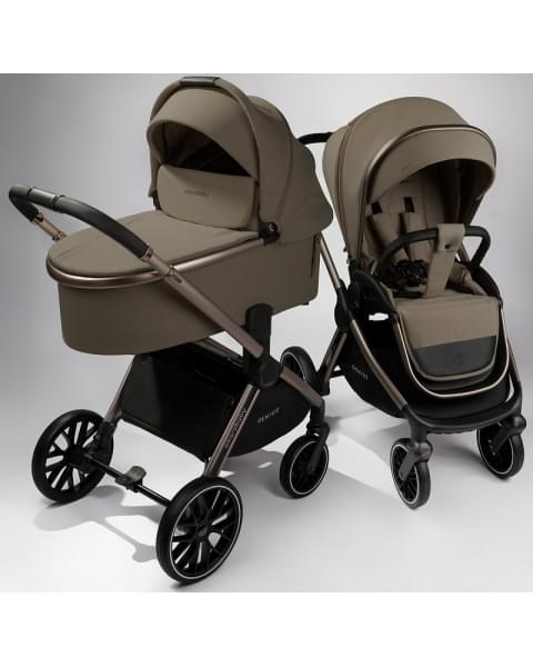 Детская коляска AmaroBaby Genius 2 в 1 коричневый