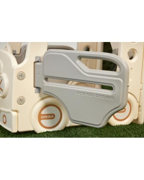 Игровой комплекс с горкой UNIX Kids Bus 171 см Grey