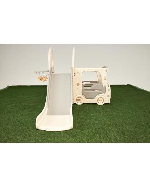 Игровой комплекс с горкой UNIX Kids Bus 171 см Grey